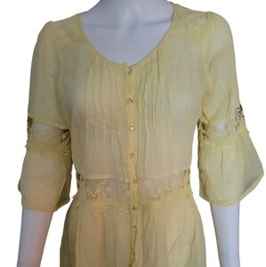 The Paragon Lace Shirt 8 Yellow